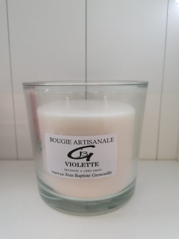 Bougie parfumée Violette XL 2 mèches
