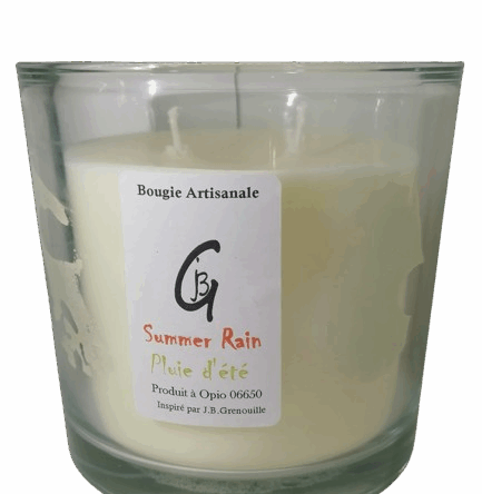 Bougie parfumée Pluie d’été P/M/G/XL